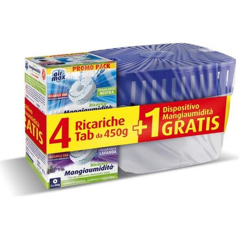 AIRMAX ASSORBIUMIDITA RIC. TAB 4 PZX450 G+KIT OMAGGIO