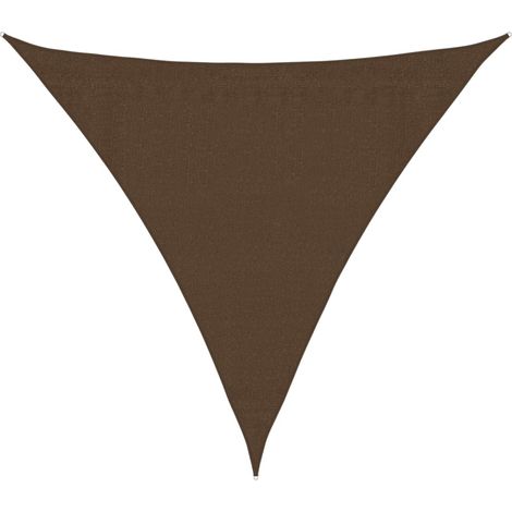 Maison Exclusive - Sonnensegel 160 g/m² Braun 3x3x3 m HDPE