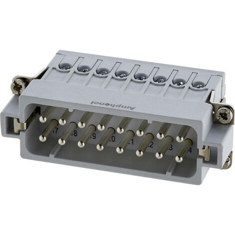 Amphenol C146 10A016 002 4-1 Insert mâle contacts argentés 1 pc(s) (1/2)