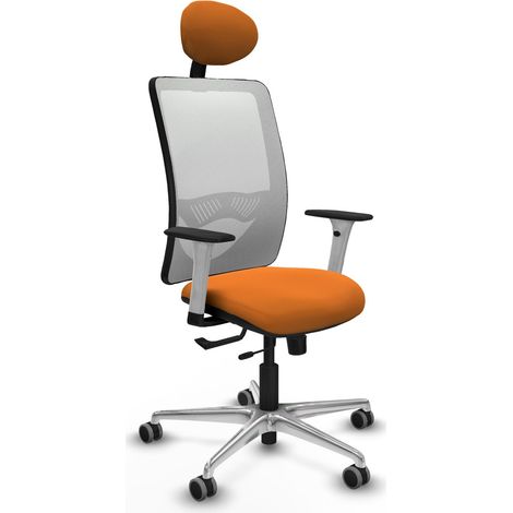 Chaise de bureau piqueras y crespo Zulema blanc cuir synthétique (1/2)