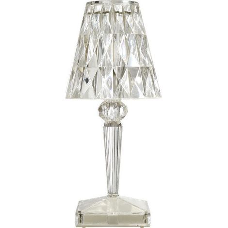 LAN Nachtlicht, Acryl-Tischleuchte, wiederaufladbares Projektions-Nachtlicht, italienisches Design von Kartell (einteilig) (1/5)
