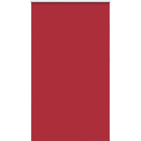 Maison Exclusive - Estor Enrollable Opaco Rojo 135x210 cm Tela An