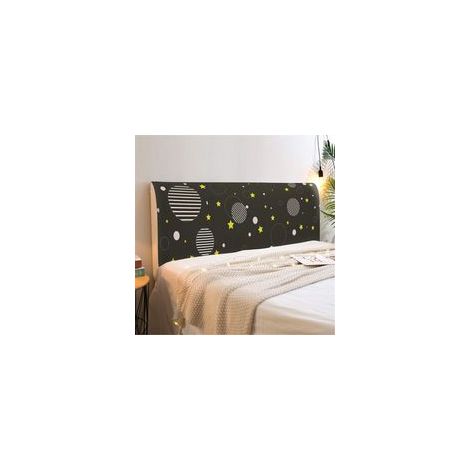 Étoiles120cm Housses de Tête de Lit Impression Extensible Anti-poussière Couvre-tête de Lit Protecteur Antipoussière pour Tête de Lit Moderne Décoration de Chambre (1/5)