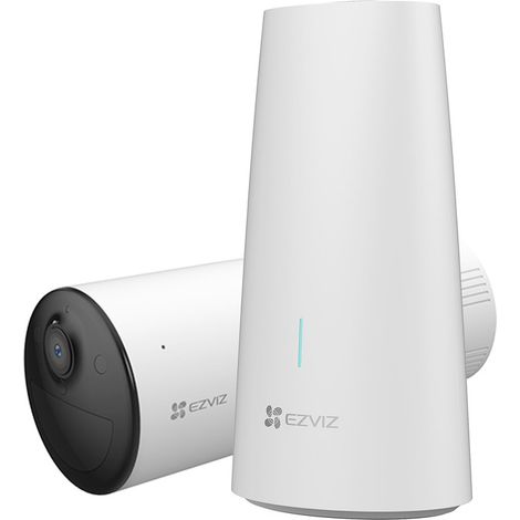 EZVIZ HB3-B1 2k, Telecamera di sorveglianza a batteria (1 Cam + Base), Wi-fi HaLow, IP67, rilevamento persone IA, visione notturna (1/10)