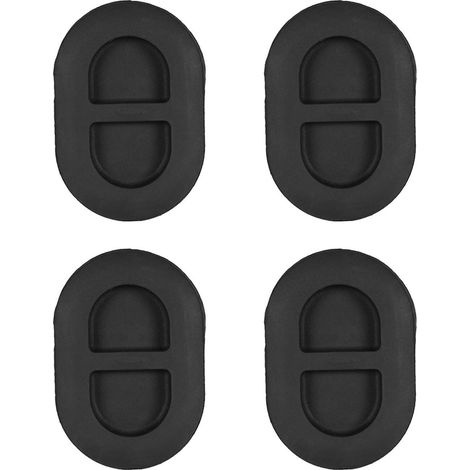 Bouchons de vidange noirs pour le plancher arrière, petits bouchons en caoutchouc adaptés aux Jeep Wrangler JK