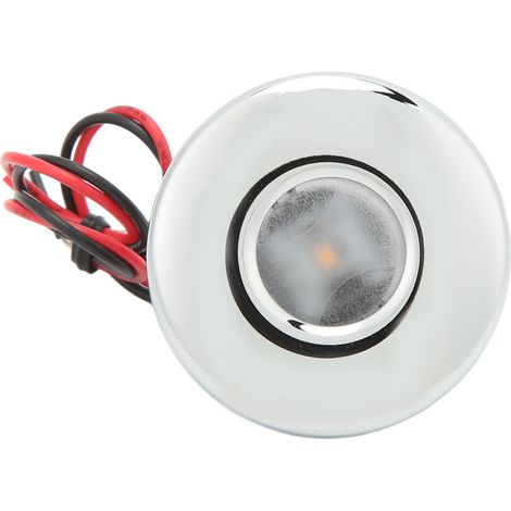 39mm DC 12V LED couloir luminaire 100LM lumière chaude 3000K IP67 étanche antirouille surface lisse pour bateau camping-car maison (1/5)