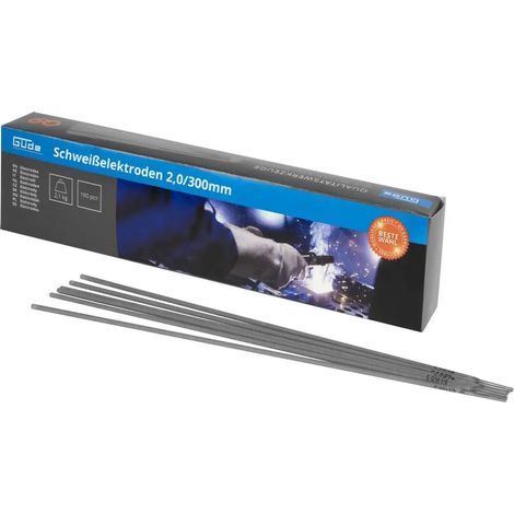 Güde Schweißelektroden Elektroden Stabelektroden Rutil 2,0x300mm Schweißstab