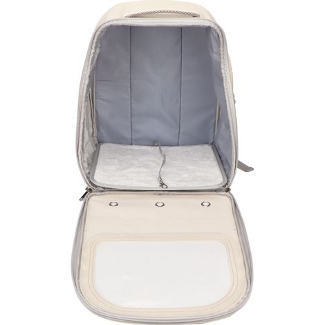 Sac à dos pour chat, multifonctionnel, grande capacité, transparent et ventilé, sac de voyage portable à bulles pour chats et autres animaux de compagnie (1/5)