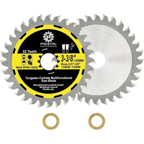 Kreissägeblatt Holz 85mm 32Z Aluminium 2 Stück 85mm 2 (1/5)