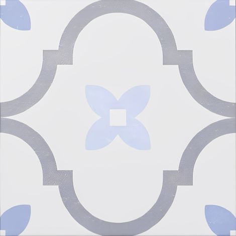 Carrelage Carreaux de ciment Barcelona gris cosmopolita 20x20 cm (1/2)
