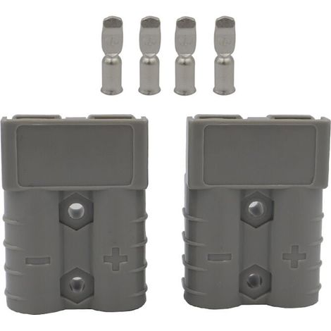 UlisemConnecteur Anderson pour Charger et alimenter Paire Mâle et Femelle AMH 50A 600V (1/4)