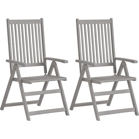Maison Exclusive - Hochlehner Verstellbar 4 Stk. mit Auflagen Mas