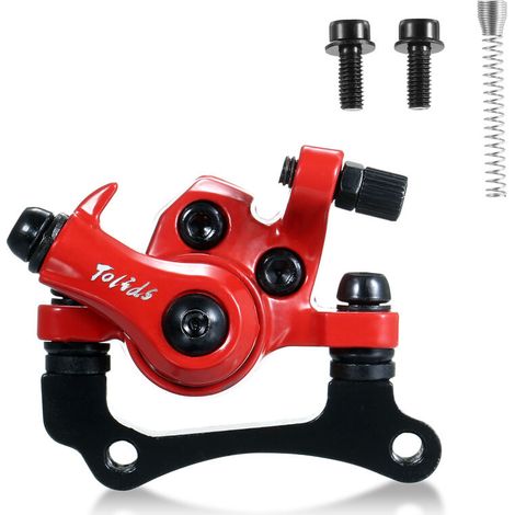 Étriers de freins à disque avant et arrière solides pour trottinette électrique M4, pièces de rechange pour étriers de freins à disque, noirs. (1/5)