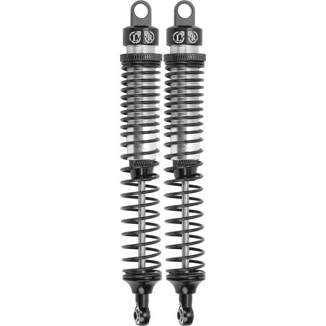 Satz mit 2 130-mm-Metallstoßdämpfern für 1/10 RC-Cars HSP / RGT / Himoto / Redcat (schwarz) (1/5)