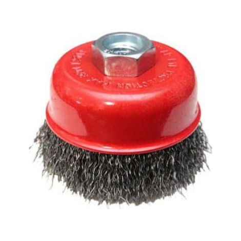 Brosse À Coussin - Diamètre 75 Mm - Filetage M14 - Pour Meuleuse D'Angle - 1 Pièce