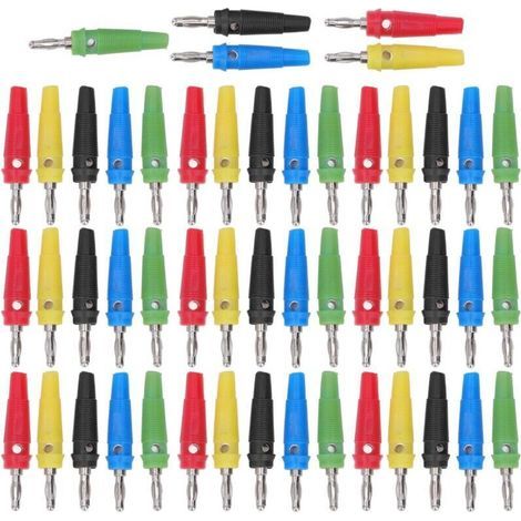 Connecteur Banane 4mm sans Soudure Professionnel pour Équipements Électroniques, Bateaux, Camping-cars et Véhicules (1/5)