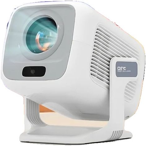 Proyector para exteriores, brillo de 5000 lúmenes, resolución óptica de 1920x1080, tamaño de proyección de 40 a 150 pulgadas, compatible con Bluetooth y HDMI, corrección trapezoidal. (1/5)