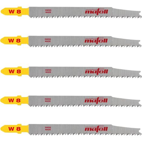 Mafell Stichsägeblatt W8 Wood Complete 5 Stück für Stichsäge PS 2-18 Holz 093850