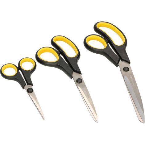 Lot de 3 paires de ciseaux en acier inoxydable-NANOTEH