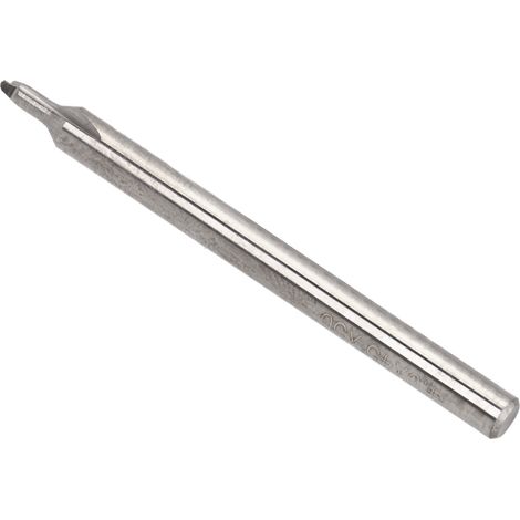 Fraise à queue d'aronde à 2 dents de 4 mm en carbure cémenté pour le travail des métaux, longueur 50 mm, angle de 45° (1/5)