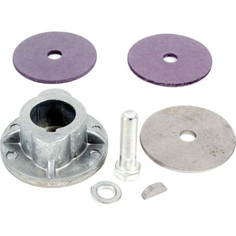 Kit univesal Klinge Nabe ich sage Kupplung Schraube und Schlüssel Rasenmäher Ø  25.40 mm