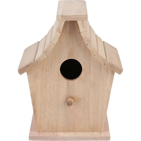 Hängendes Vogelhaus aus Holz für Wellensittiche und kleine Vögel, Papageiennistkasten, Haustierbedarf, Bruthaus (1/5)