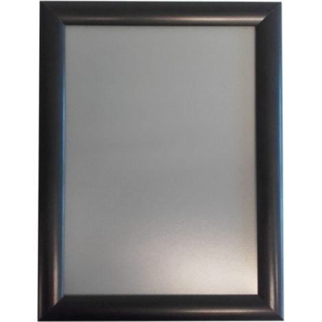Cadre d'affichage clic clac en aluminium noir format A4