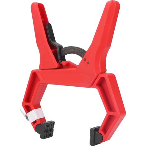 Lot de 3 Serre-joints à cliquet haute résistance, libération rapide, ressort renforcé, poignée ergonomique, 3 pouces, pour menuiserie et bricolage (1/5)