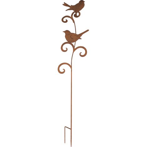 Oiseaux en métal - Déco jardin 119cm