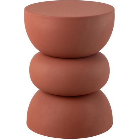 Table d'Appoint en Métal "Lise" 43cm Rouille