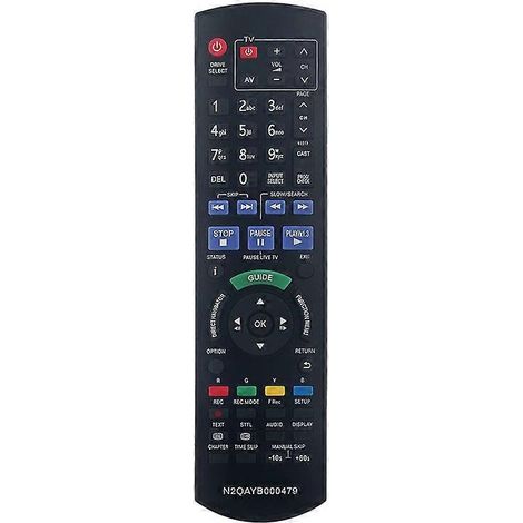 Télécommande N2QAYB000479 compatible avec contrôleur d'enregistreur DVD Panasonic (1/4)