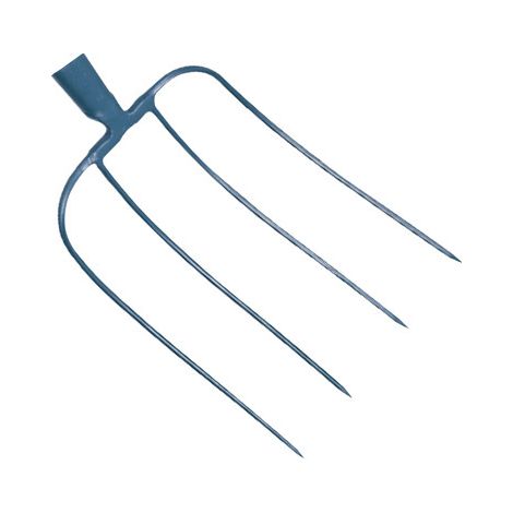 OUTILS PERRIN Fourche d'ecurie large 4 dents (1/3)