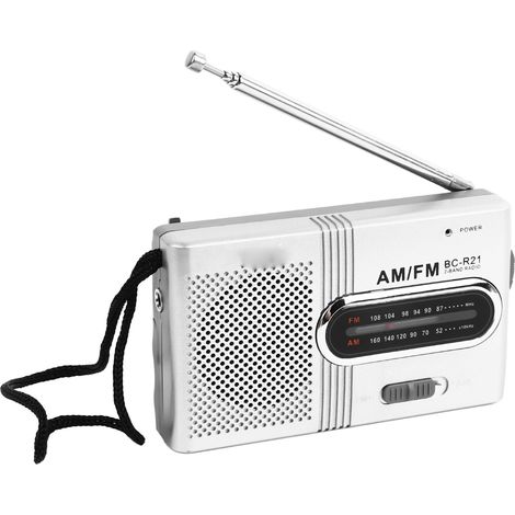 Radio portable analogique, signal stable, alimentée par piles, son clair, idéale pour les exercices matinaux et les voyages. (1/5)