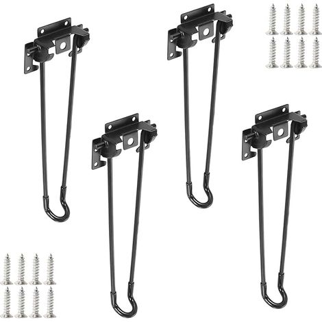 32cm Folding Hairpin Table Legs for Camping Table Folding Coffee Table Laptop (1/5)