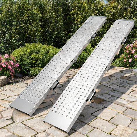Rampe de chargement pour véhicule en metall 180 x 25,5 x 6,5 cm (1/5)