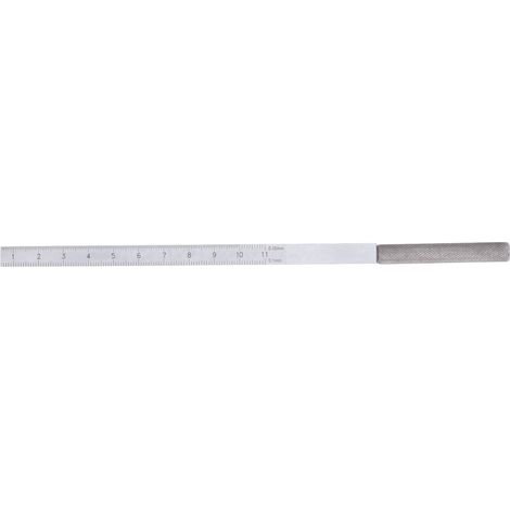 Schweißnahtdickenmessgerät aus Edelstahl mit 2 Skalen (0,5-11 mm) (1/5)