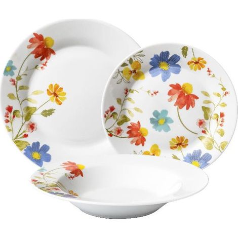 Servizio di Piatti da Tavola in Ceramica Losanna 18 Pezzi (1/3)