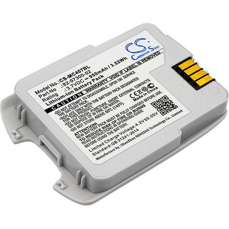 NX - Batterie lecteur codes barres 3.7V 950mAh - 82-97300-02BTRY-CS40EAB00-04 (1/3)