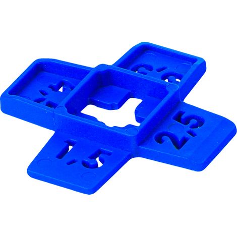 Demi-entretoises en croix (paquet de 50) 1,5, 2,5, 3,5, 4,5 mm Vorstahl (1/3)
