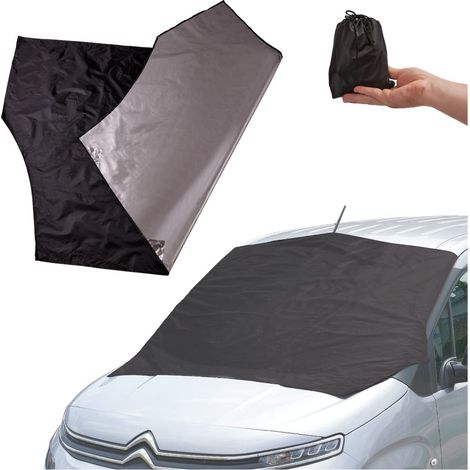 Magnetic windscreen curtain sunshade
