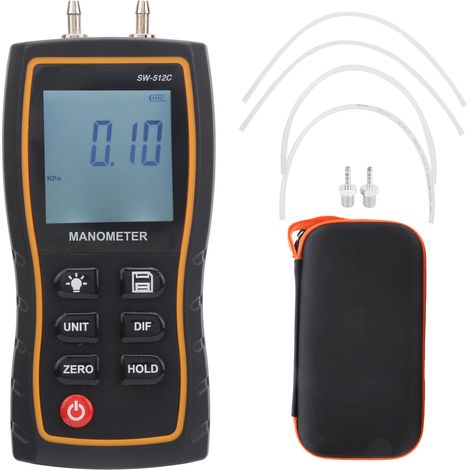 Manomètre de Pression d'Air Numérique pour CVC - SW-512C (1/5)
