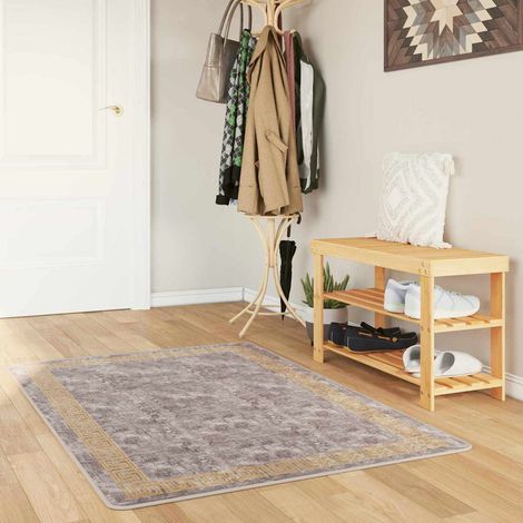 Pasillo de alfombra MARSA Gris 100 x 200 cm Poliéster y PVC