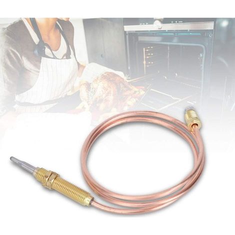 Thermocouple Universel Gaz,60 cm,Filetage M8,Remplacement du Thermocouple,Haute Sensibilité Pour Four à Gaz,Cuisinière à Gaz,Cuisinière à Gaz (1/5)