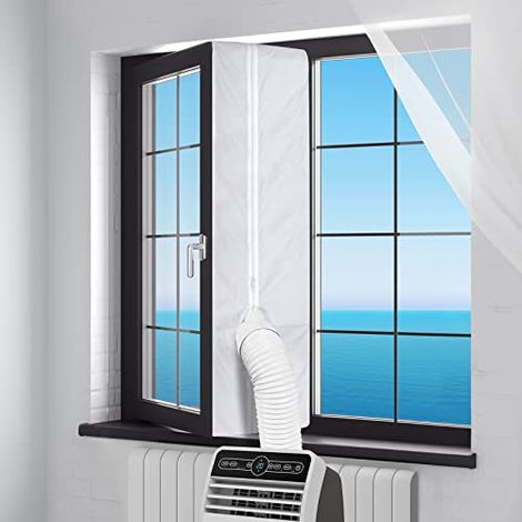 Tissu de calfeutrage pour climatiseur mobile 300 cm – Joint de fenêtre étanche – Installation facile sans perçage – Économie d'énergie (1/5)