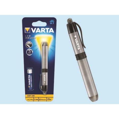 Varta Pen Light lampada portatile argento LED 3 lumen