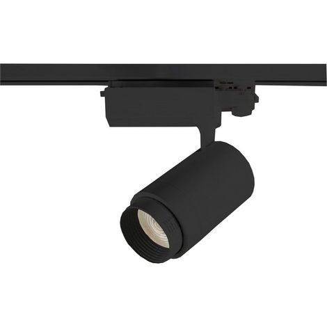 Foco Carril Led 4 Vías Trifásico 30w 3000k  Ángulo Ajustable, 3 Encendidos