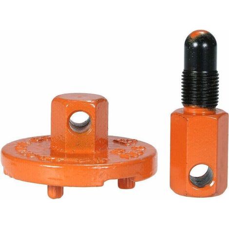 Werkzeug zum Ausbau der Kettensägenkupplung, universelles Werkzeug zum Ausbau des Kolbenstopper-Kupplungsschwungrads, orange (1/4)