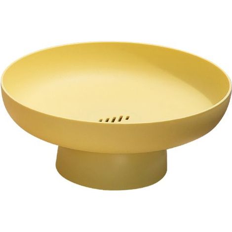 Paniers à fruits créatifs, corbeille à fruits en forme de poubelle, boîte à bonbons, assiette à goûter, panier à légumes, assiette à bonbons - Jaune - (1/5)