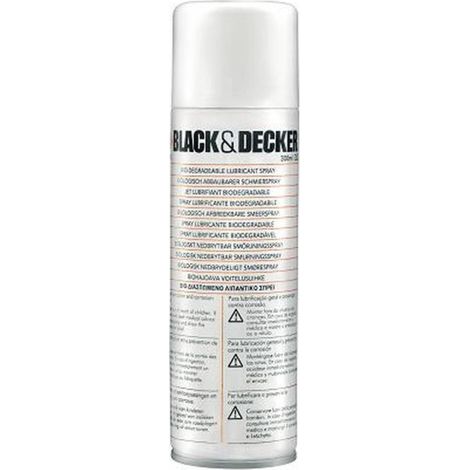 Schmieröl-Spray für Heckenscheren - 300ml BLACK+DECKER A6102-XJ