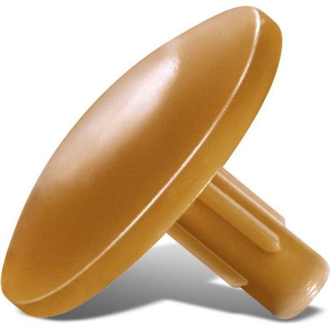 tapón embellecedor. plástico. marrón - abc spax-s ( color:000000 10)